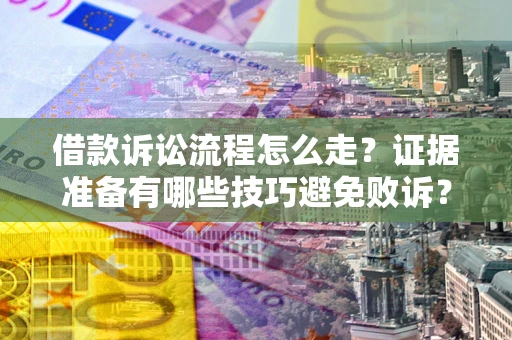 武汉借款诉讼流程怎么走？证据准备有哪些技巧避免败诉？