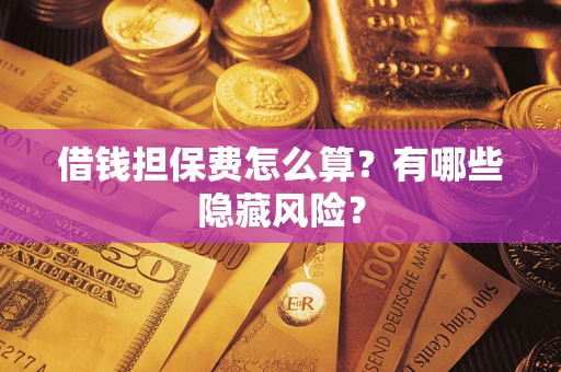 武汉借钱担保费怎么算？有哪些隐藏风险？