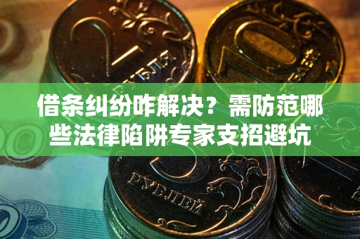 武汉借条纠纷咋解决？需防范哪些法律陷阱专家支招避坑