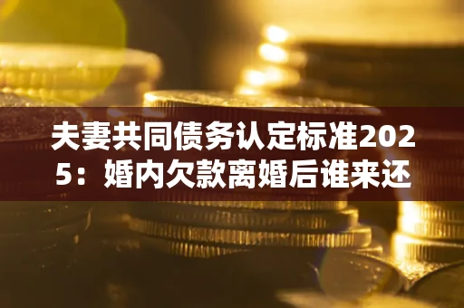 武汉夫妻共同债务认定标准2025:婚内欠款离婚后谁来还? 武汉夫妻共同债务认定标准2025:婚内欠款离婚后谁来还?