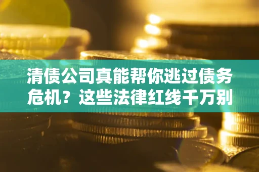 武汉清债公司真能帮你逃过债务危机？这些法律红线千万别踩